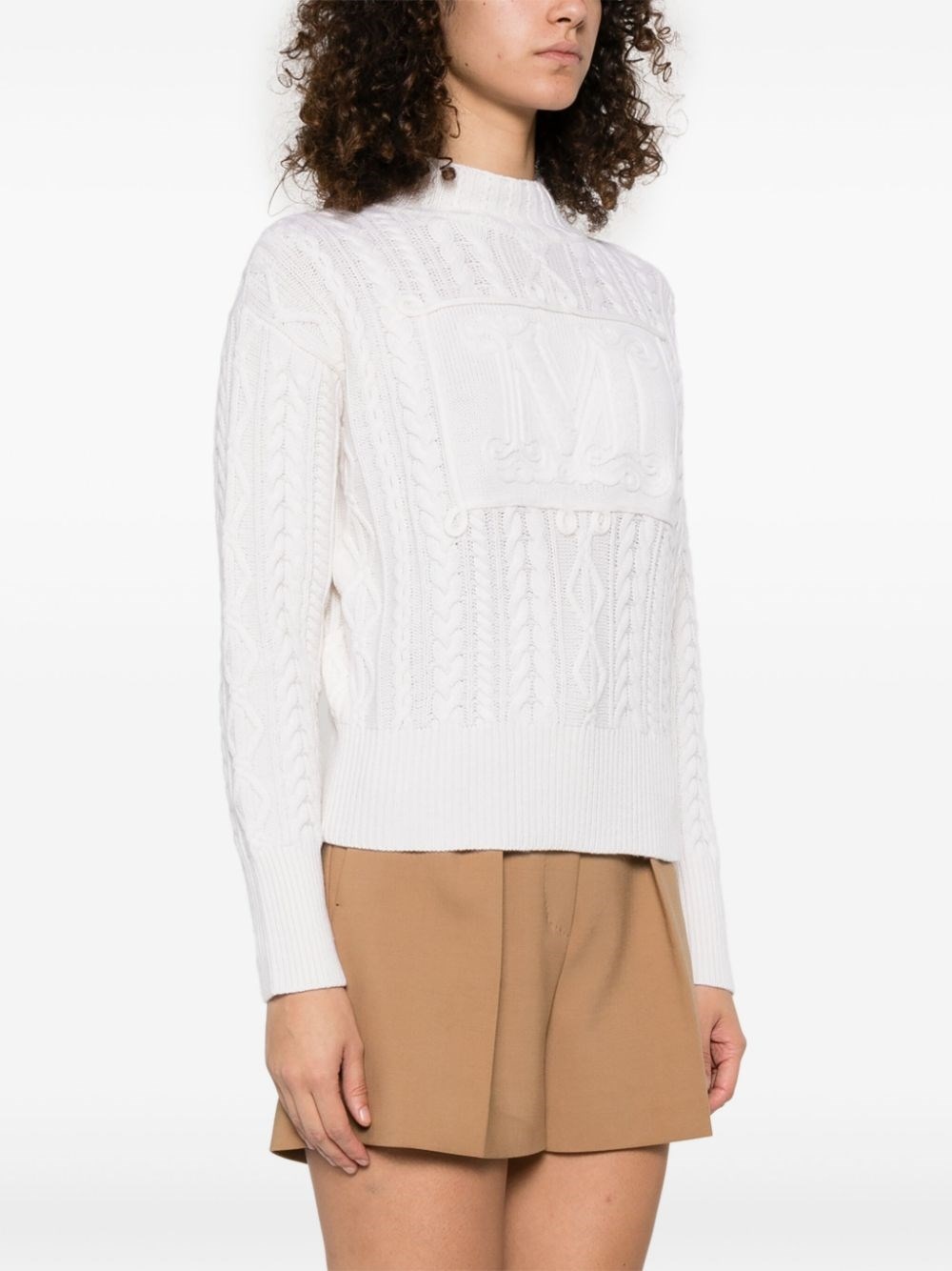 Wool and cashmere crewneck jumper - 5