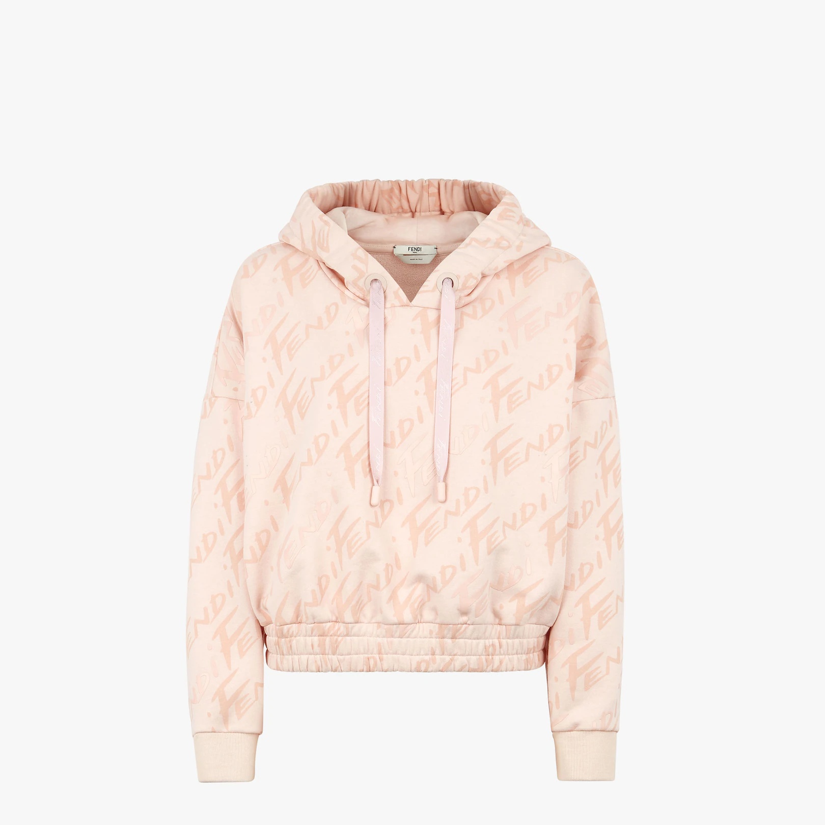 Pink jersey sweatshirt - 1