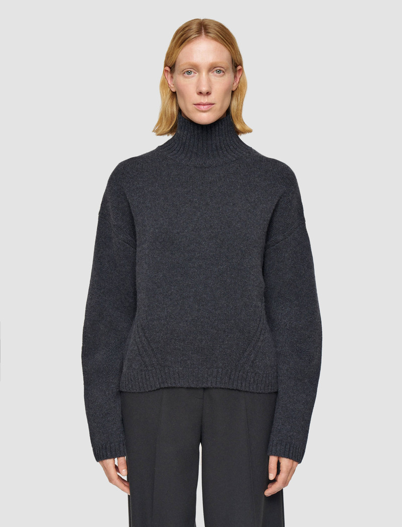 Luxe Cashmere High Neck Jumper 3