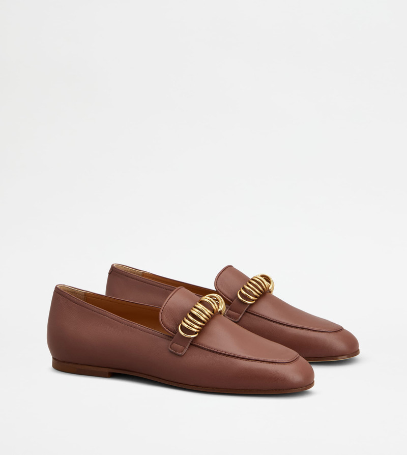 LOAFERS IN LEATHER - RED 2