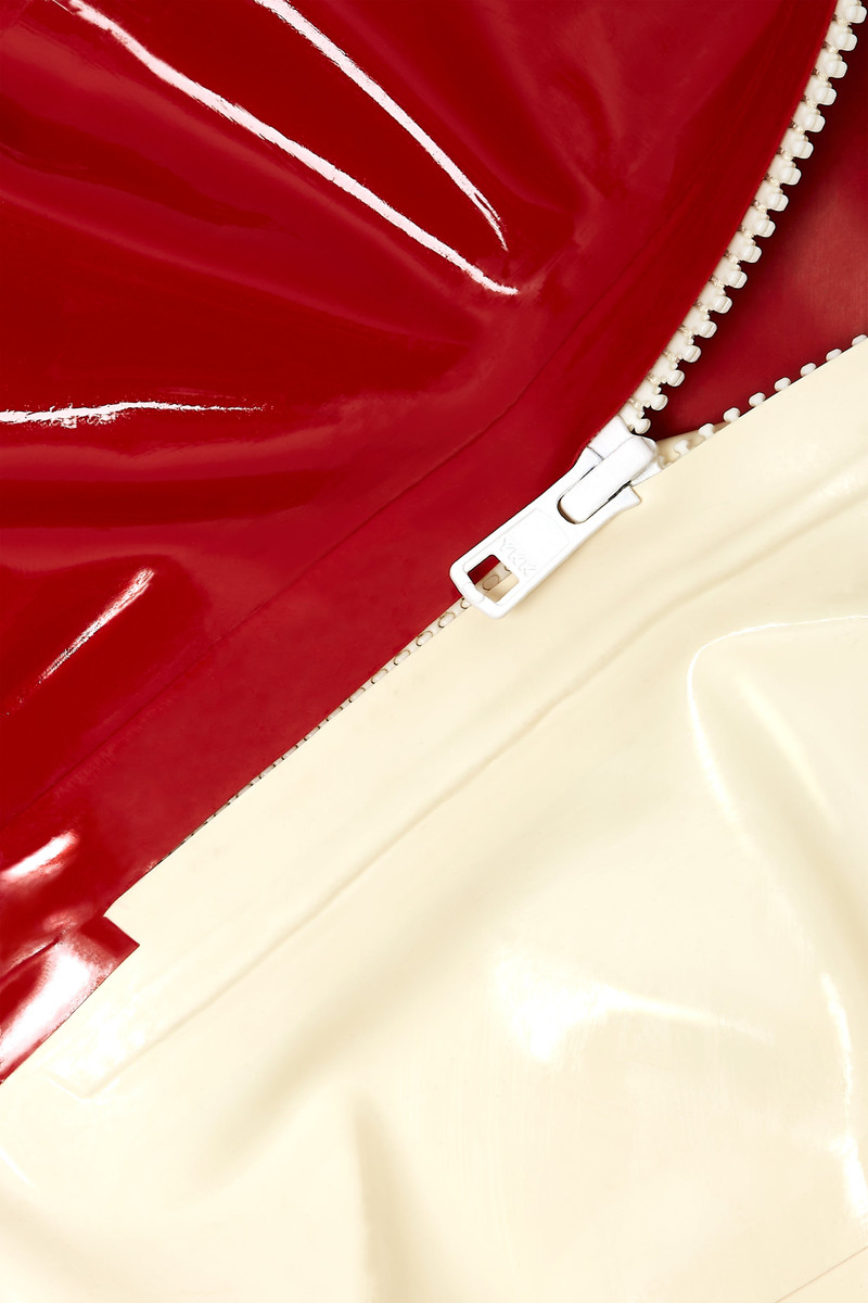 AGNES LATEX SHORTS GAZPACHO 5