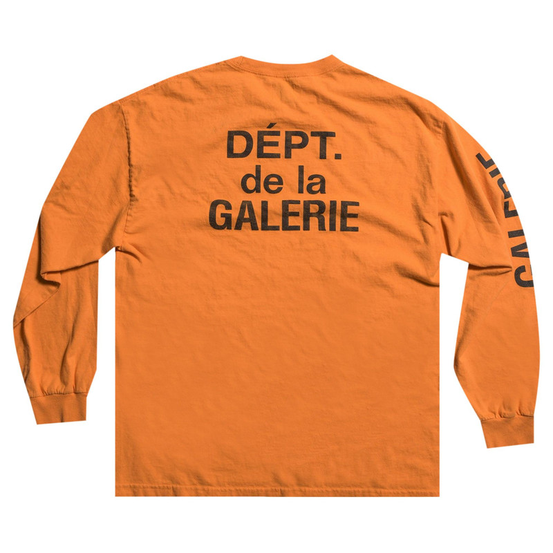 GALLERY DEPT. Gallery Dept. French Collector Long-Sleeve Tee 'Orange' outlook