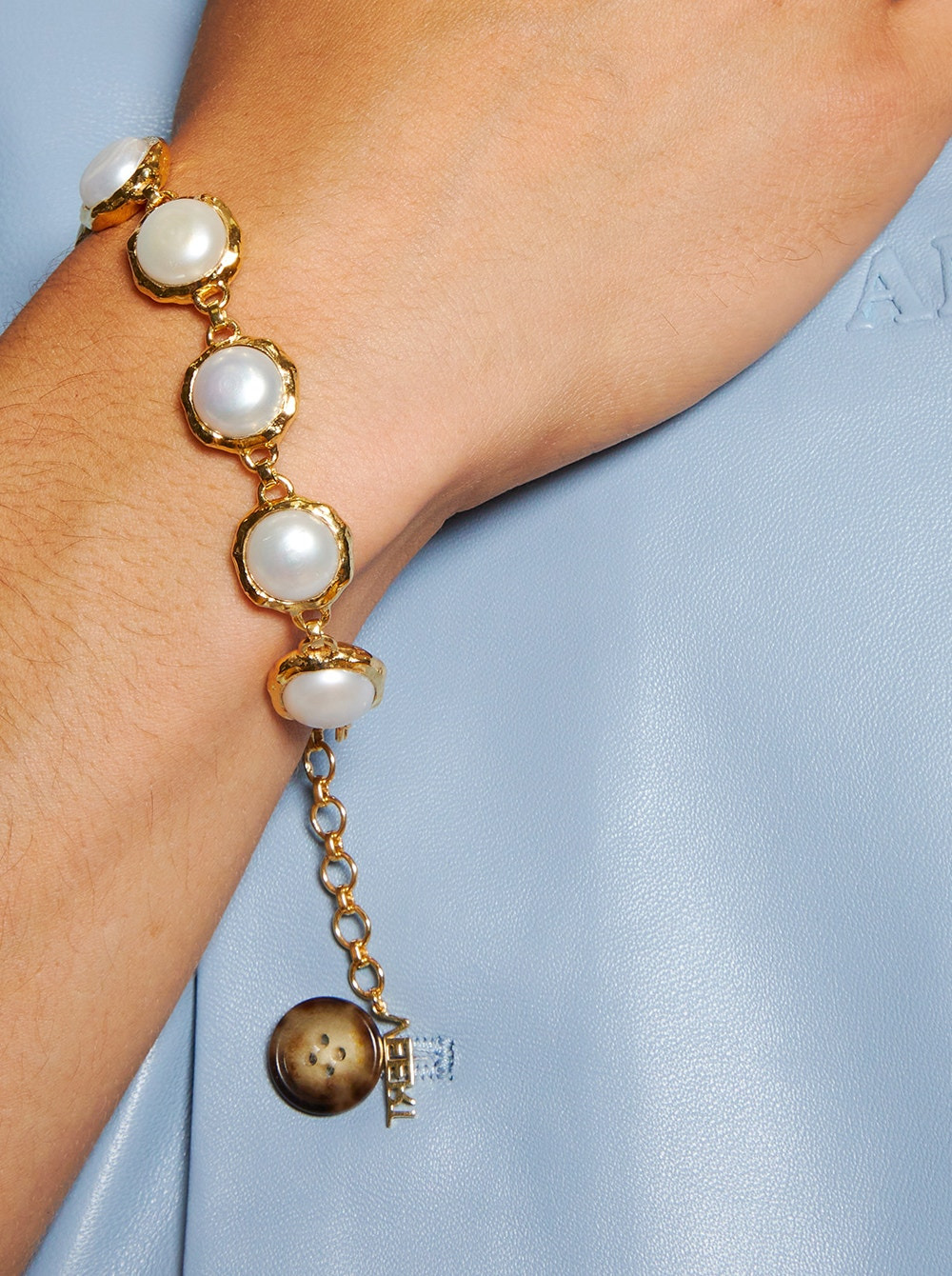 The Pearl Circle Bracelet Yellow Gold - 2