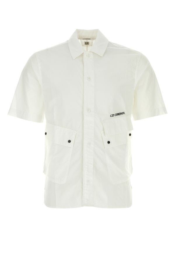 C.P. Company Man White Cotton Shirt - 1