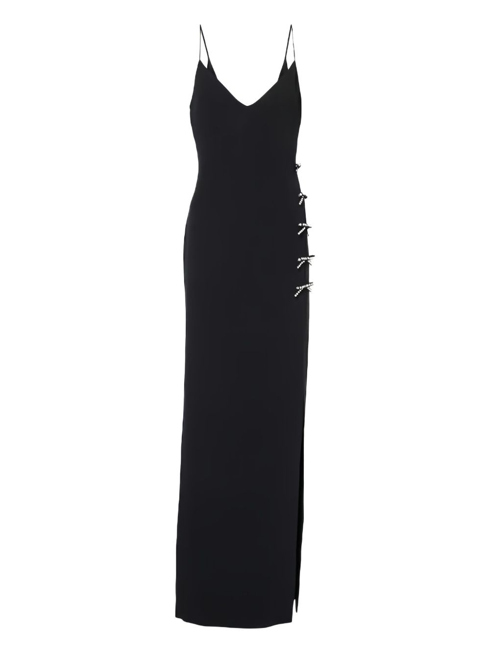 bow-embellished gown - 2