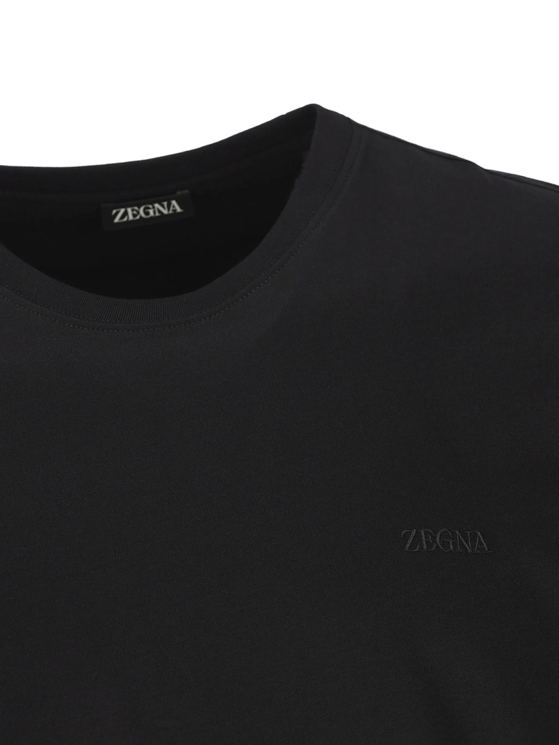ZEGNA Zegna Logo-embroidered T-shirt outlook