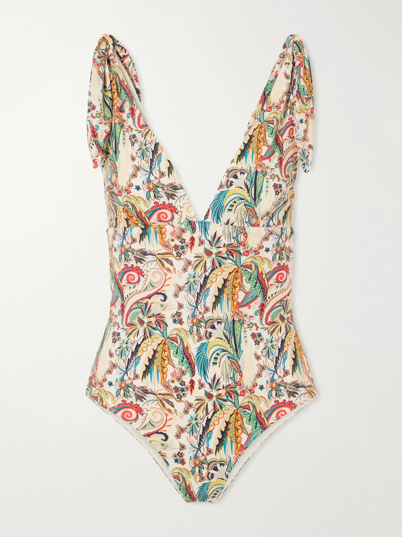 Printed swimsuit White - 1