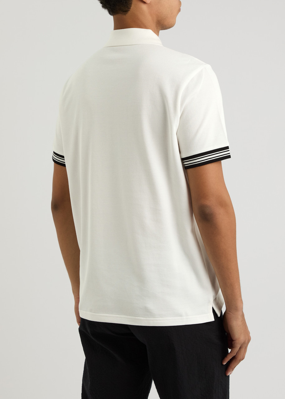 Moncler Logo-embroidered Cotton Polo Shirt - 3