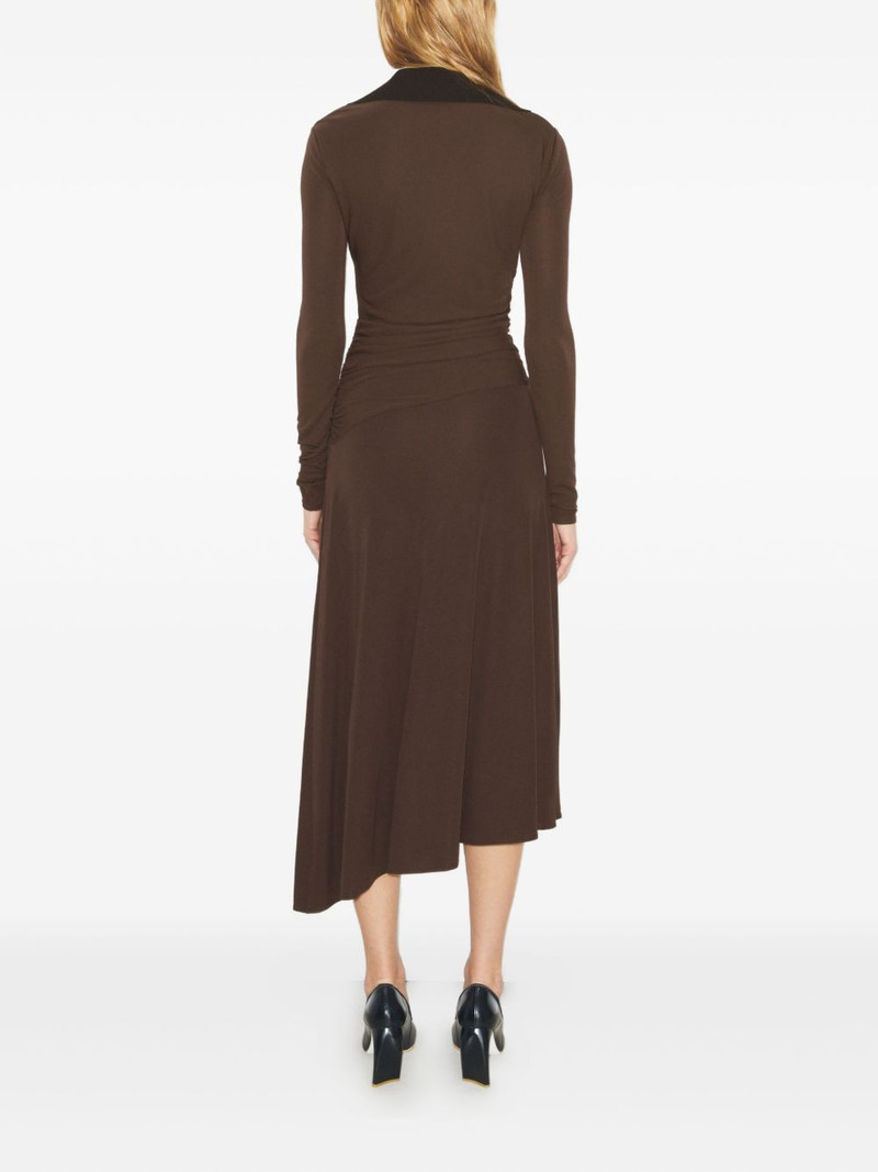 collared gathered dress 3
