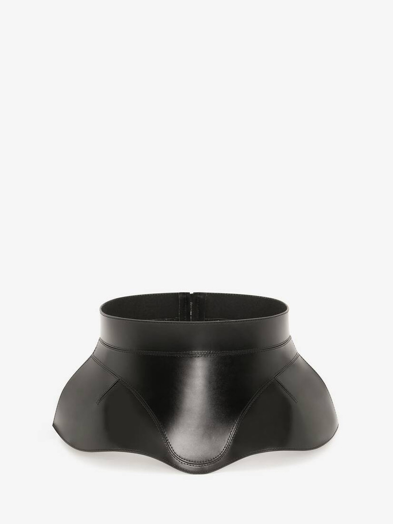 Women's Leather Articulated 코르셋 벨트 1