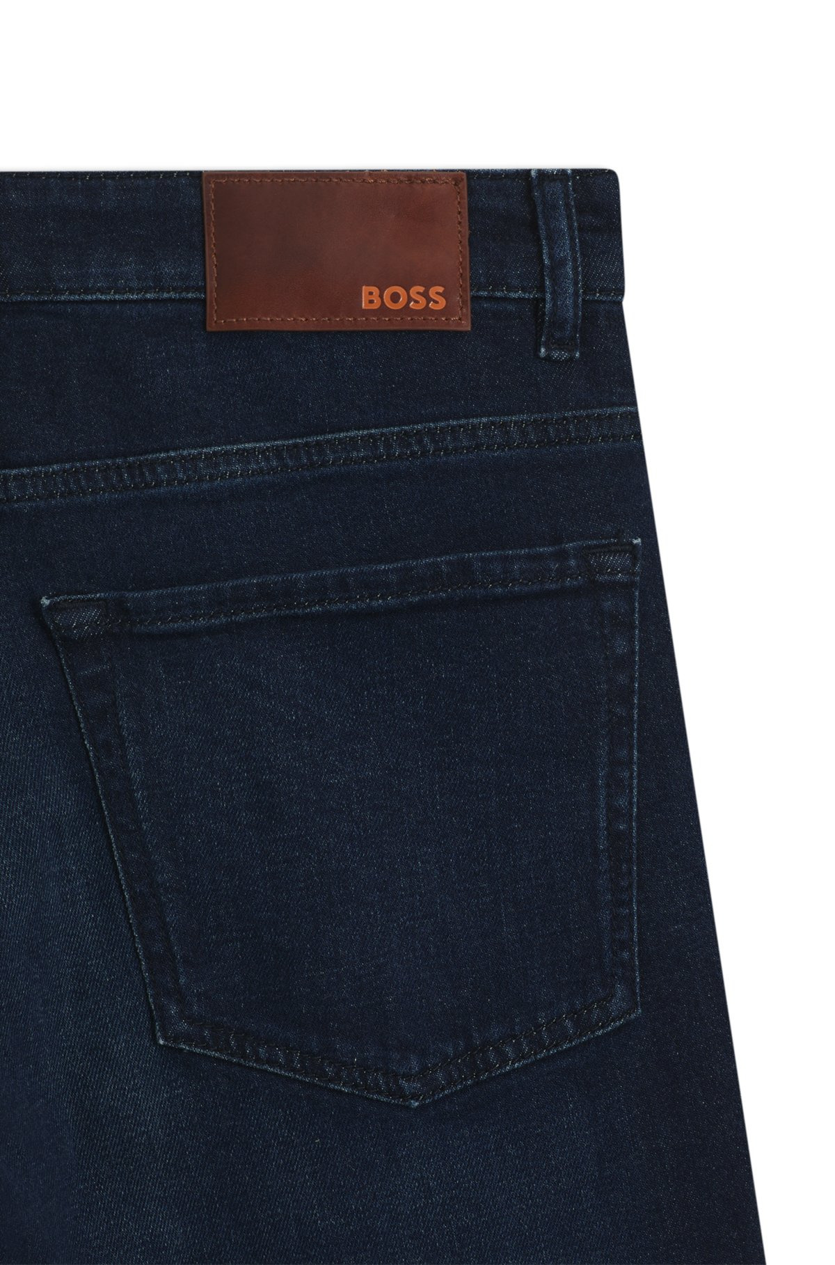 MAINE REGULAR-FIT JEANS IN DARK-BLUE COMFORT-STRETCH DENIM - 6