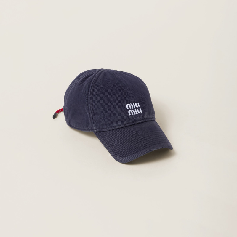 Denim baseball cap 1