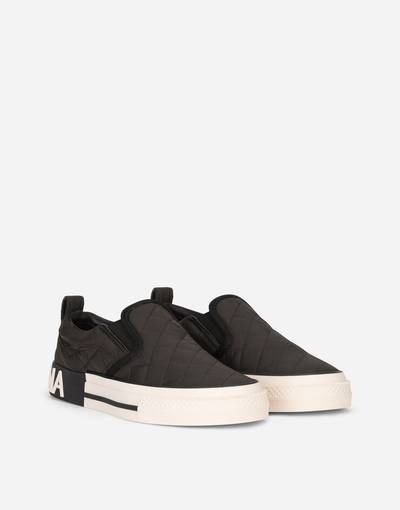 Dolce & Gabbana Quilted nylon Custom 2.Zero slip-on sneakers outlook