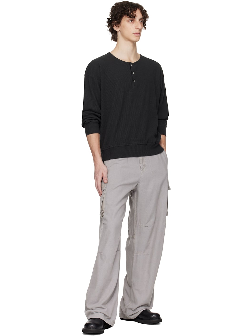Gray Mount Cargo Pants - 4
