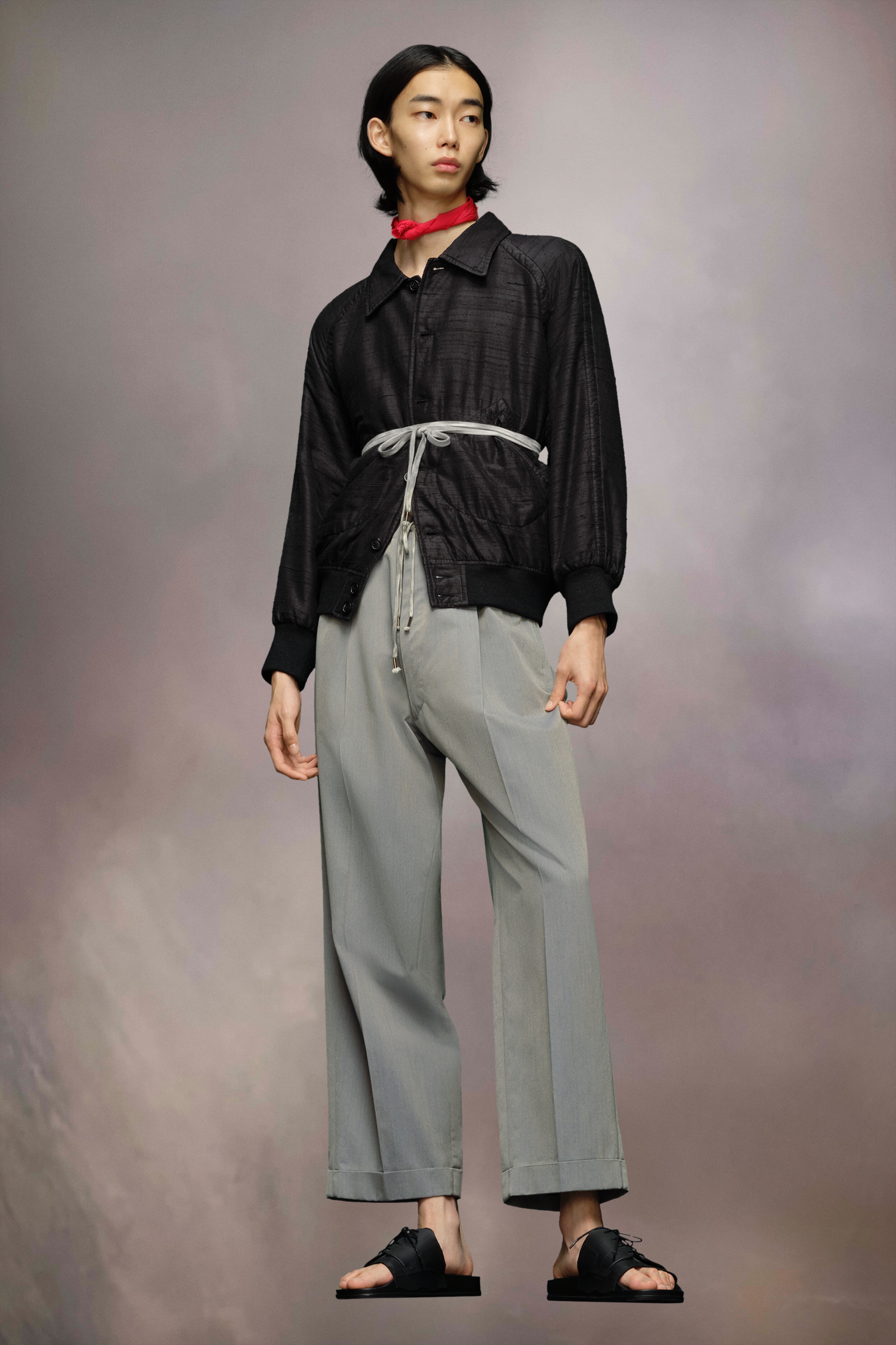Silk dupion bomber jacket - 2
