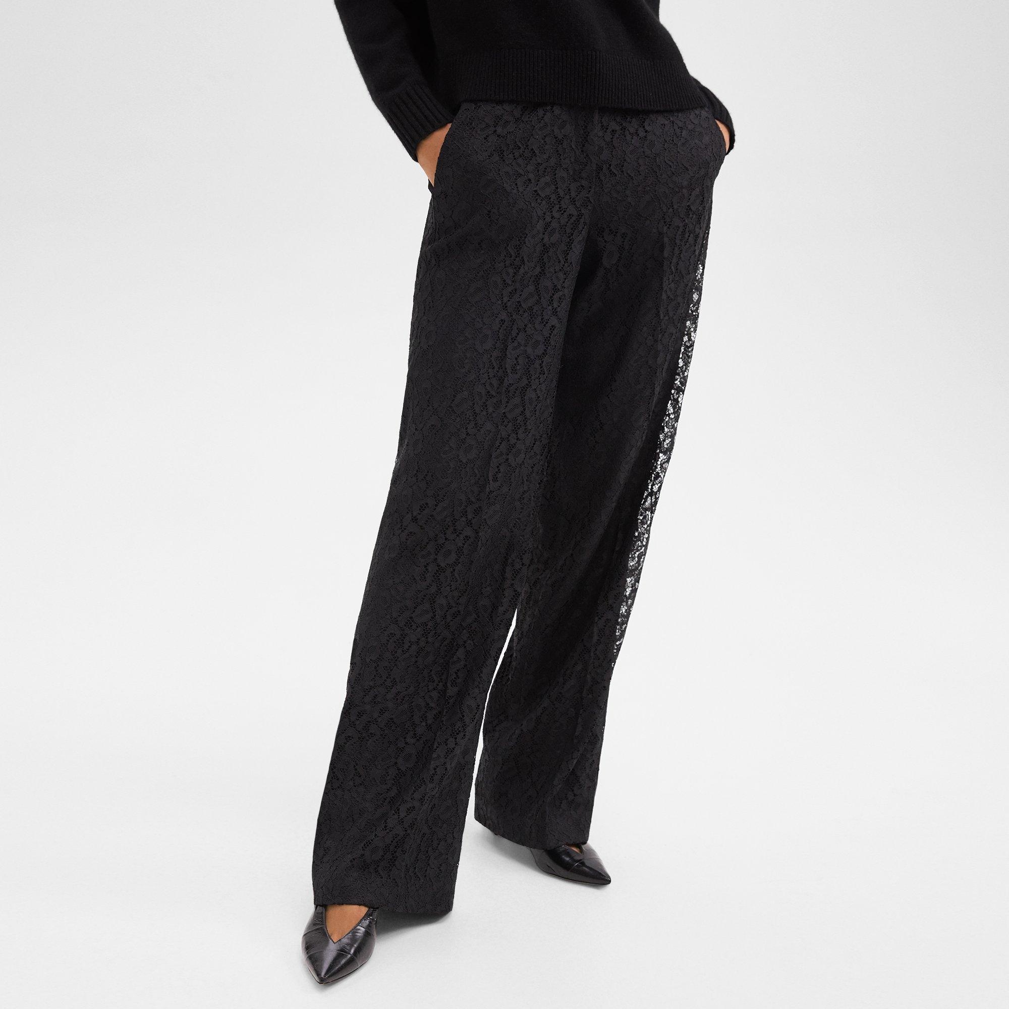 Tailored Pant in Leopard Lace - 5
