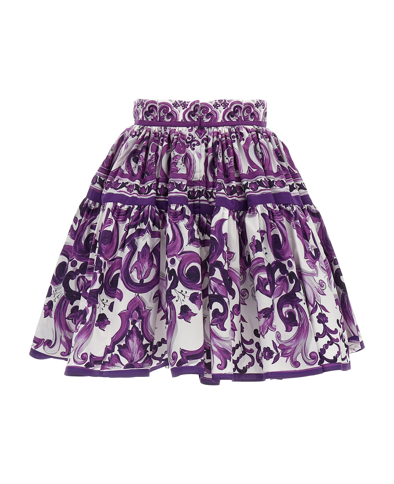 'maiolica' Print Skirt - 2