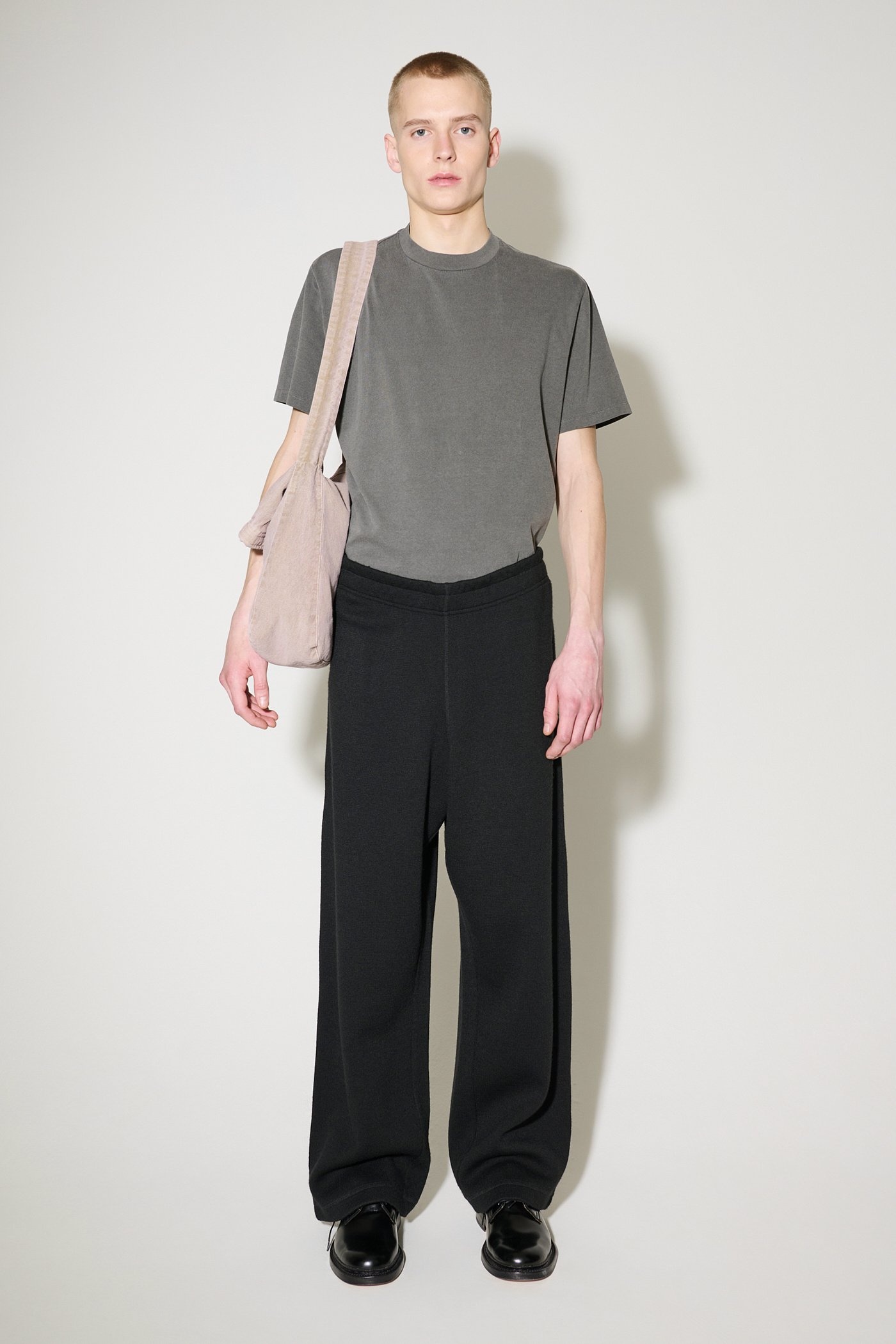 Drape Trousers Black Wool - 4