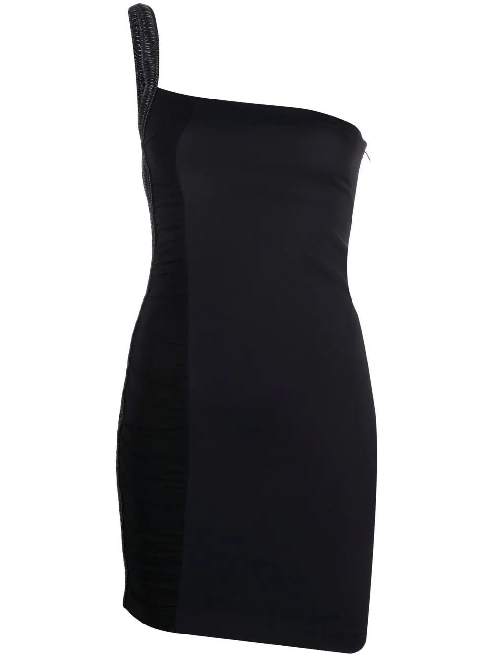 asymmetric mini dress - 1