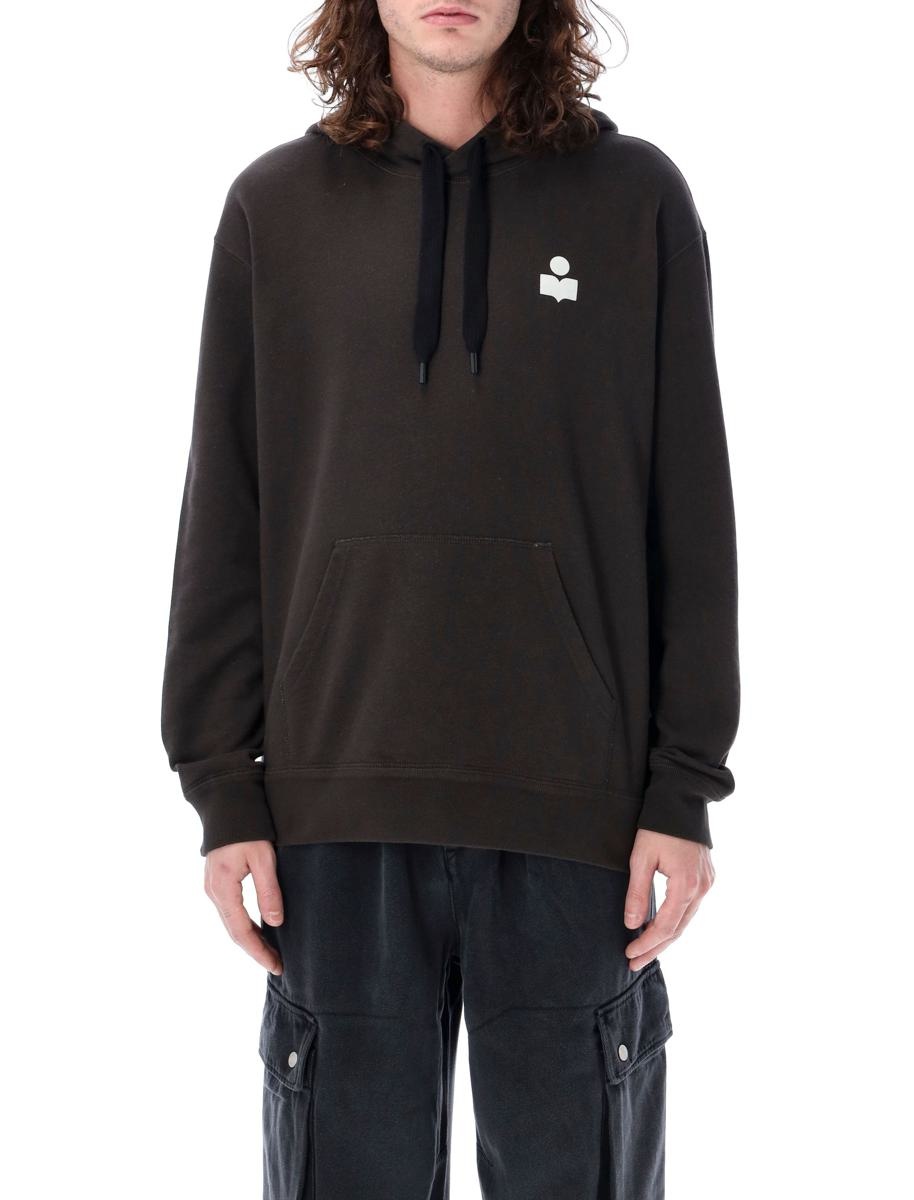 ISABEL MARANT MATTE LOGO HOODIE - 1