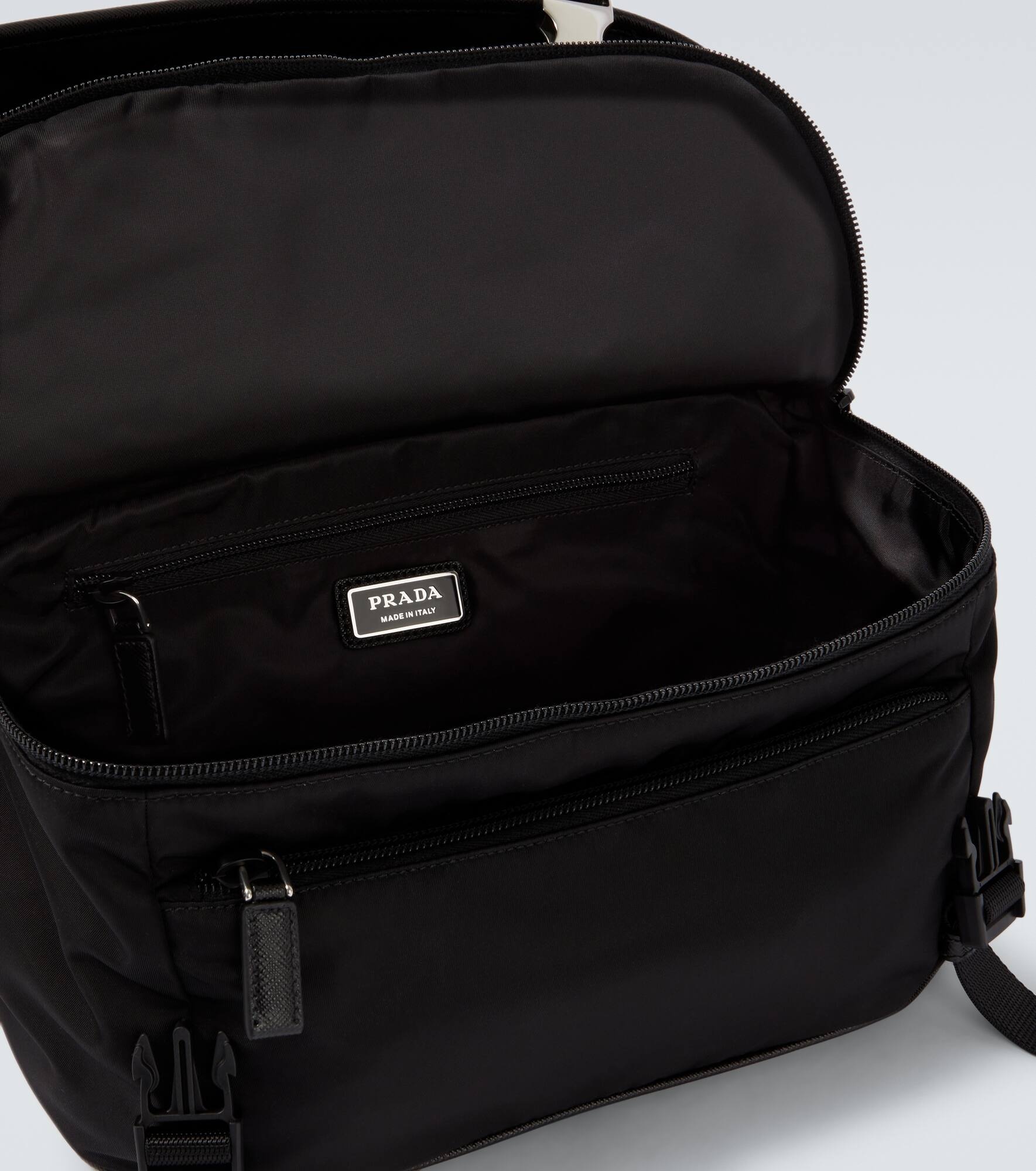 Re-Nylon leather-trimmed shoulder bag - 4