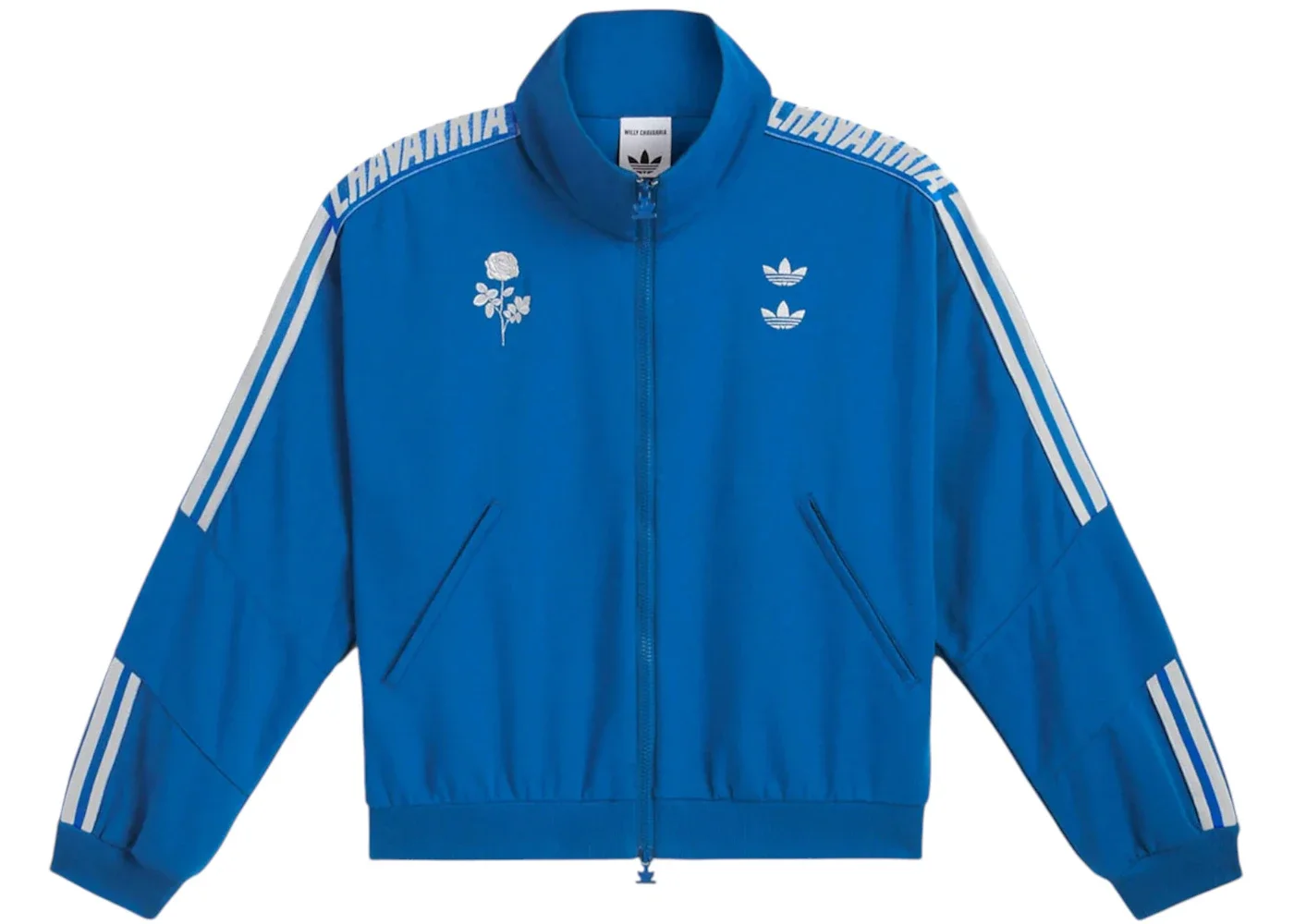 adidas x Willy Chavarria Knit Track Jacket Dark Marine - 1