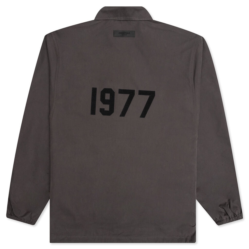 ESSENTIALS COACHES JACKET - OFF-BLACK - 2