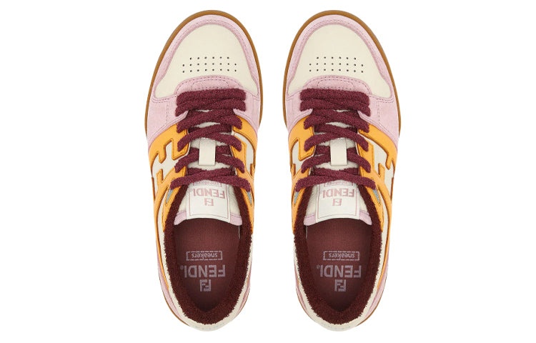 (WMNS) FENDI Match Low Top 'Pink Yellow' 8E8252AI1NF1H1C - 3