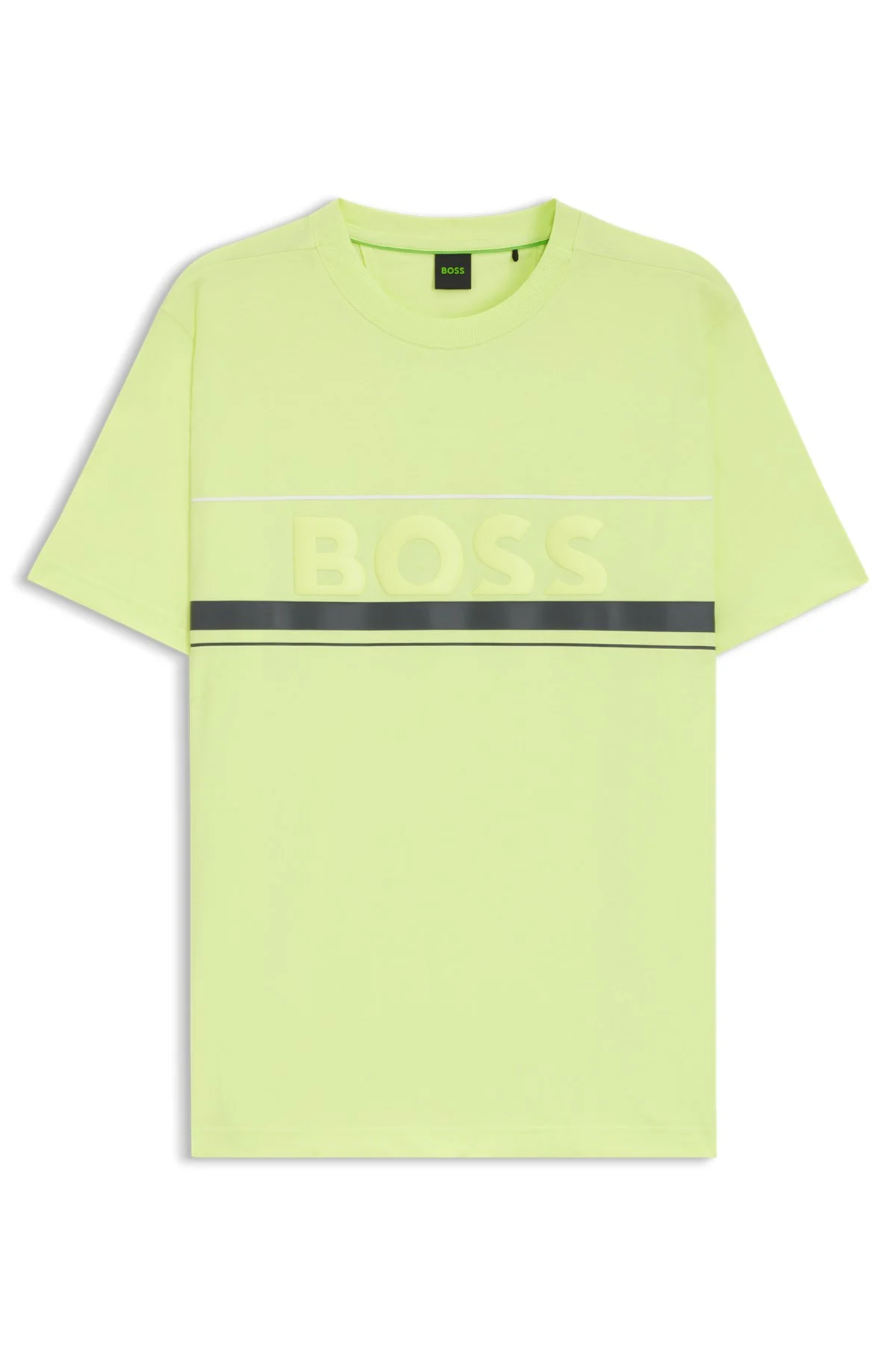 COTTON-JERSEY T-SHIRT WITH STRIPES AND LOGO - 1