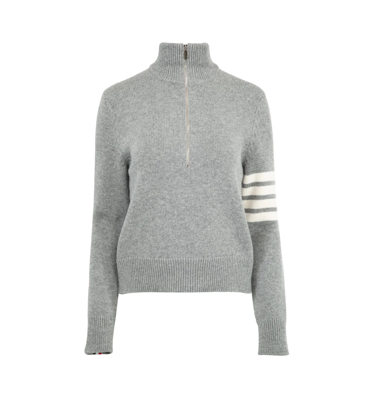 FUNNEL NECK HALF ZIP PULLOVER - 1
