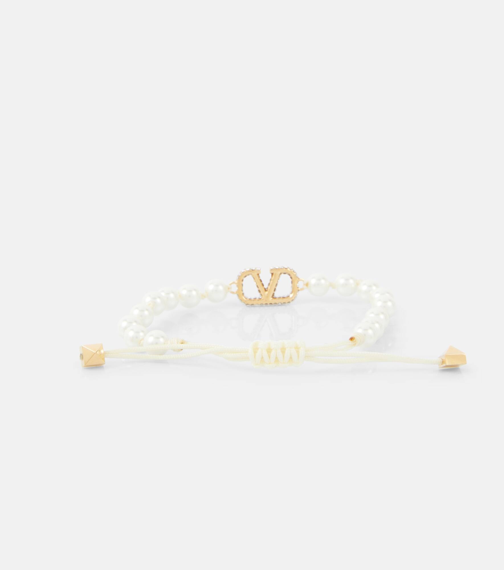 VLogo Signature faux pearl bracelet - 2