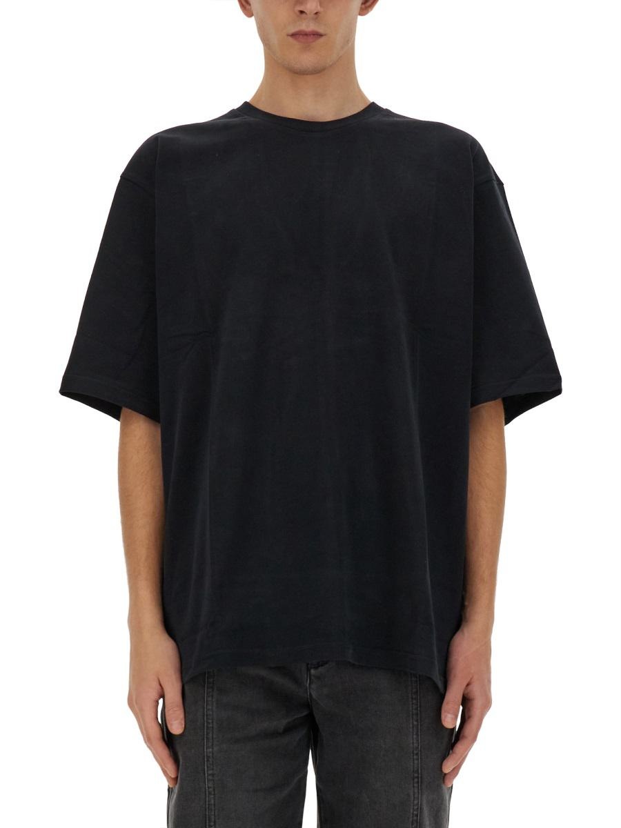 ISABEL MARANT｜SHORT-SLEEVED ROUND NECK T-SHIRTS (GUIZY Isabel Marant GUIZY TEE-SHIRT | REVERSIBLE