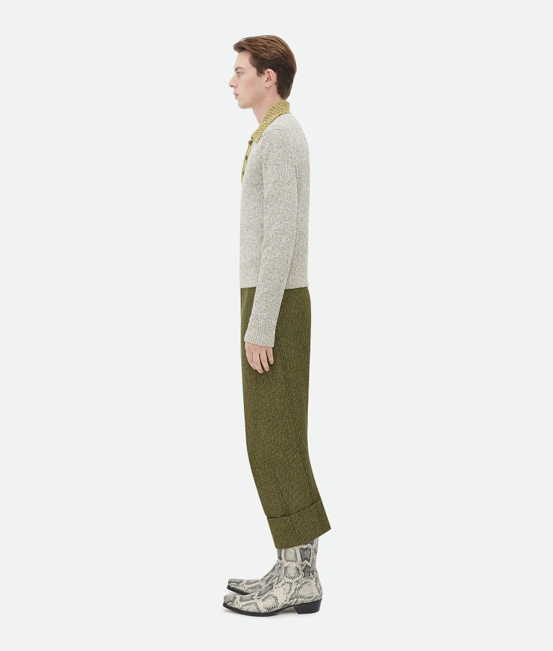 Bottega Veneta Ribbed Viscose Polo outlook