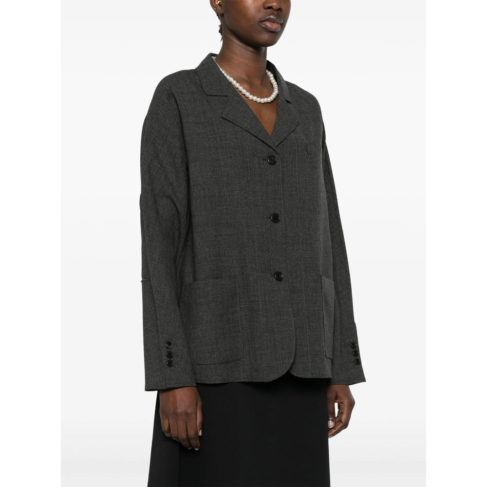 Prada Grey Jackets - Bomber Jackets Women - 4