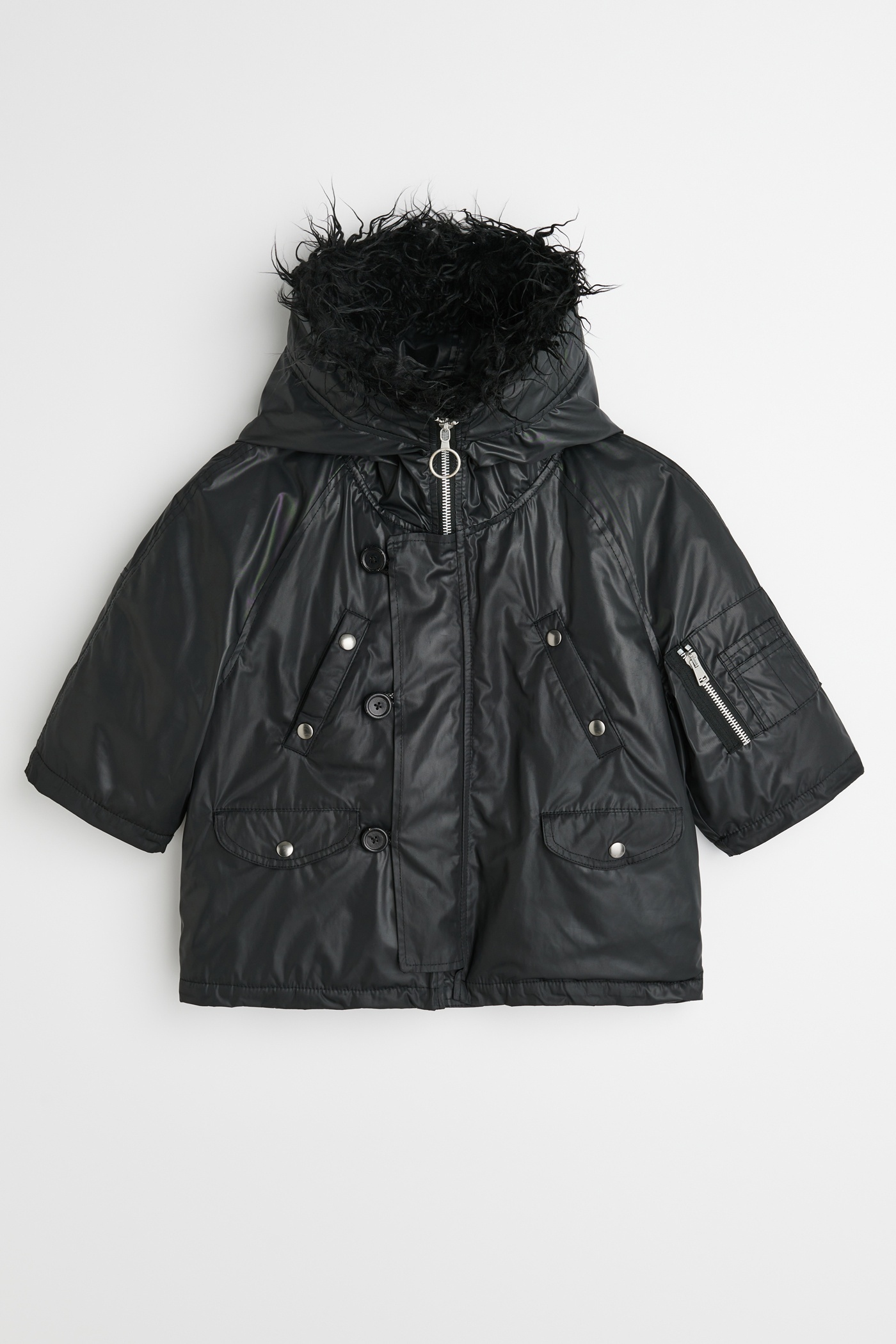 Tiny Parka Black Wax Mirage Tech - 8