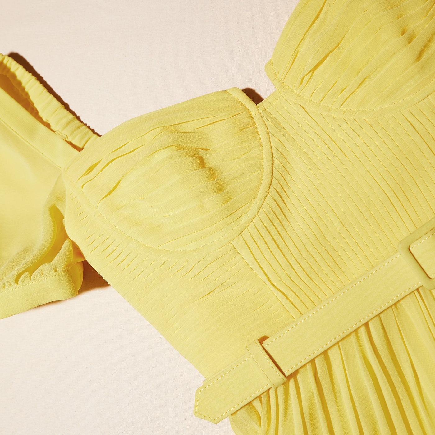 sachin and babi light blue dress Bcbgmaxazria neon yellow main image 0