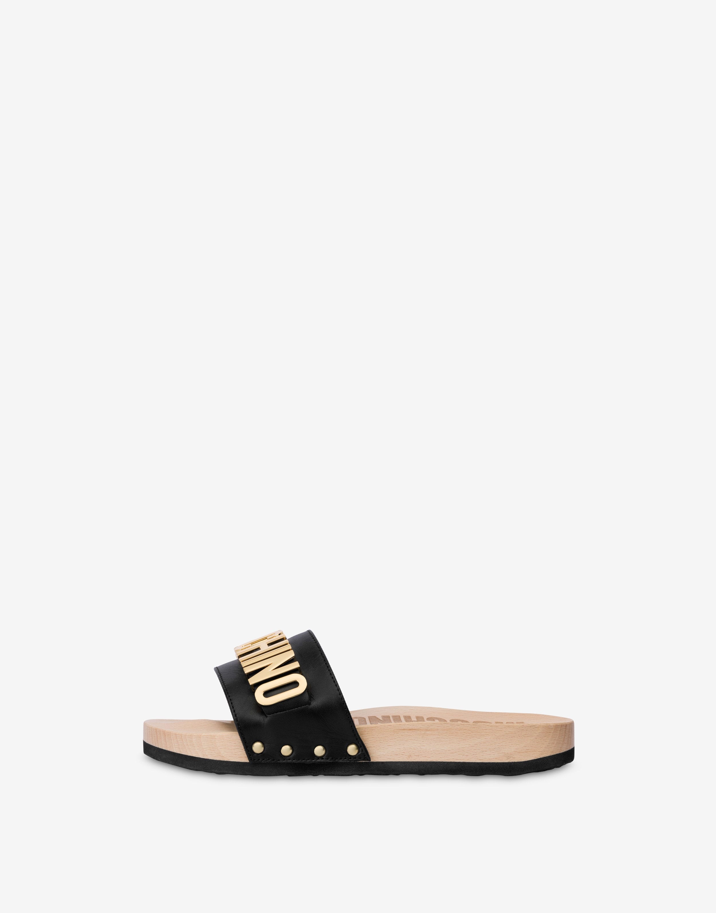 LETTERING LOGO CLOG SANDALS - 2