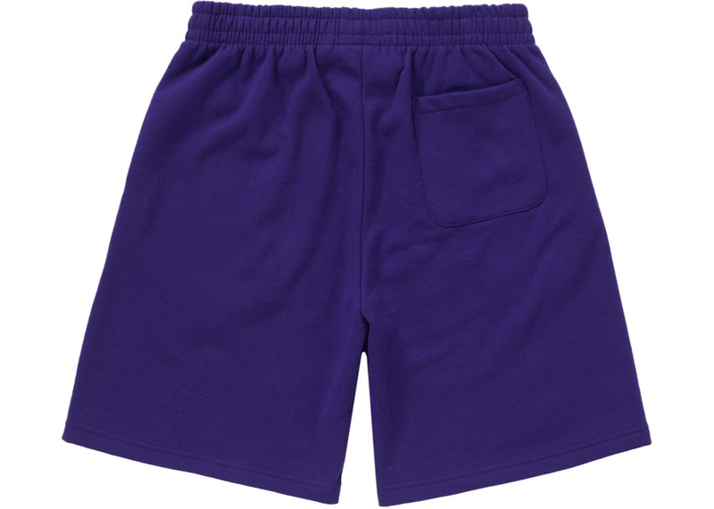 Supreme Supreme Small Box Sweatshort (FW24) Purple outlook