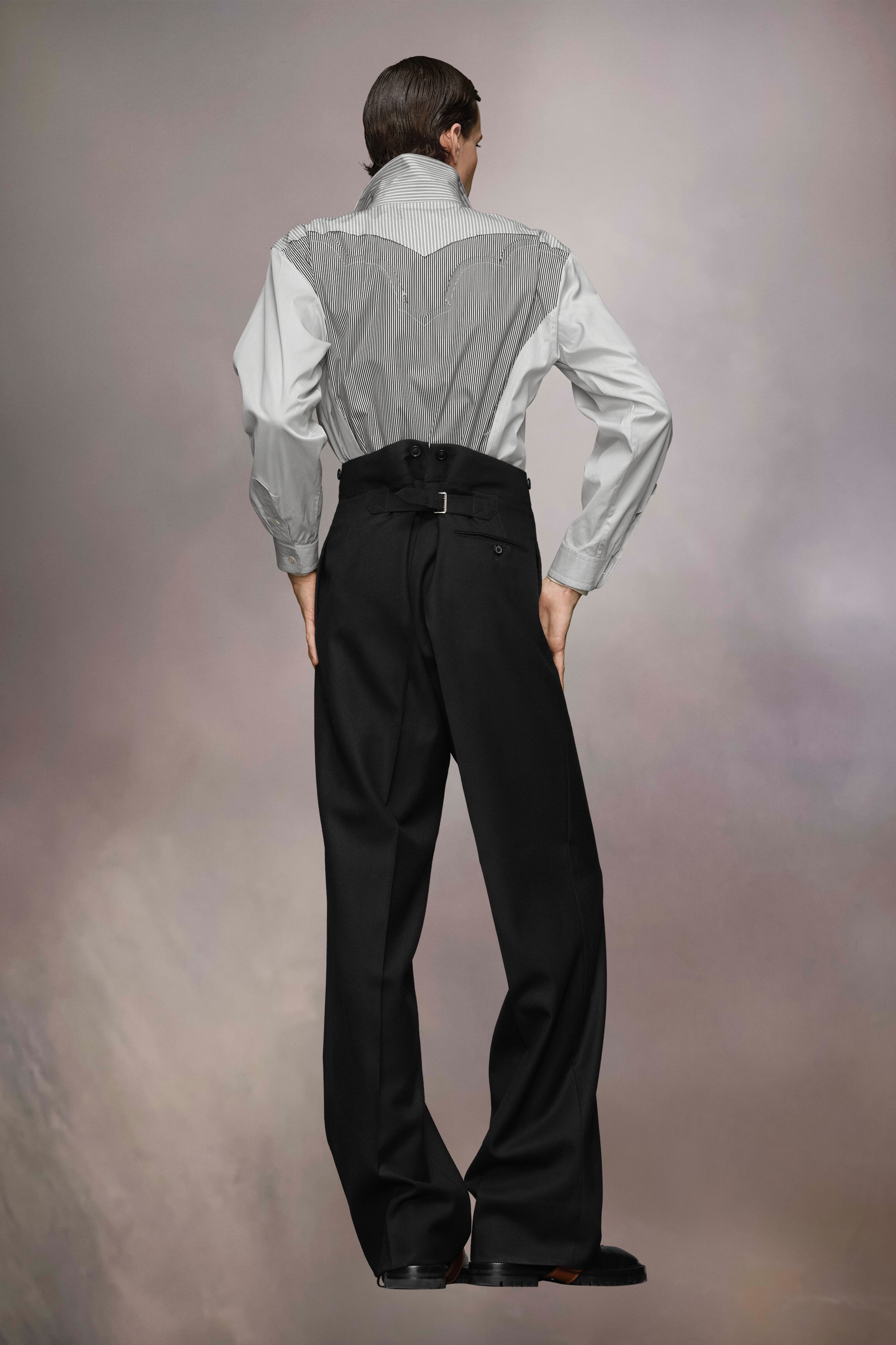 Barathea Wool Trousers - 5