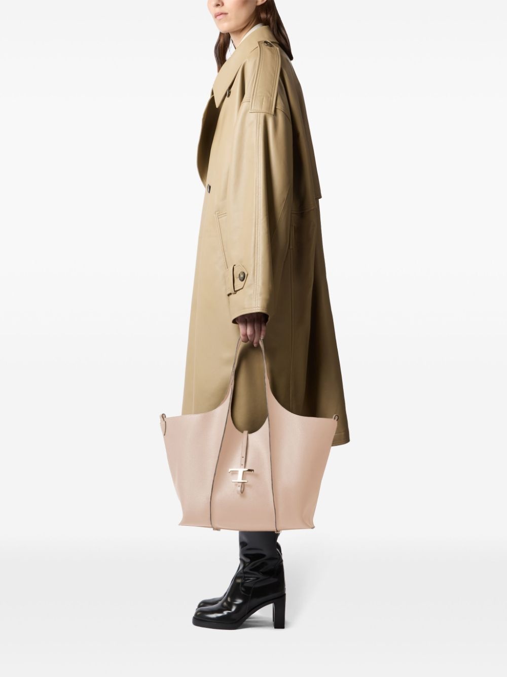 T Timeless leather shopping bag - 2