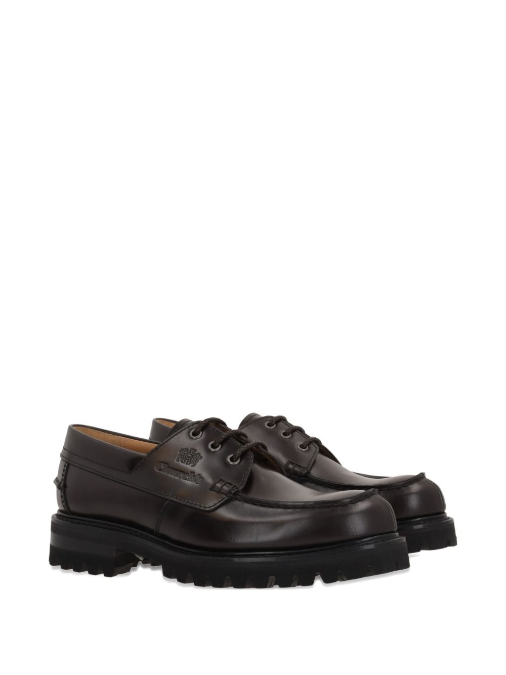 Pickering leather lace-up derby shoes - 2
