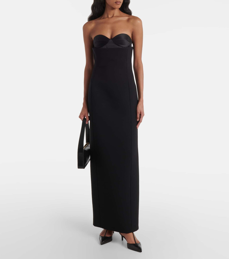 KHAITE Yael crêpe maxi dress outlook