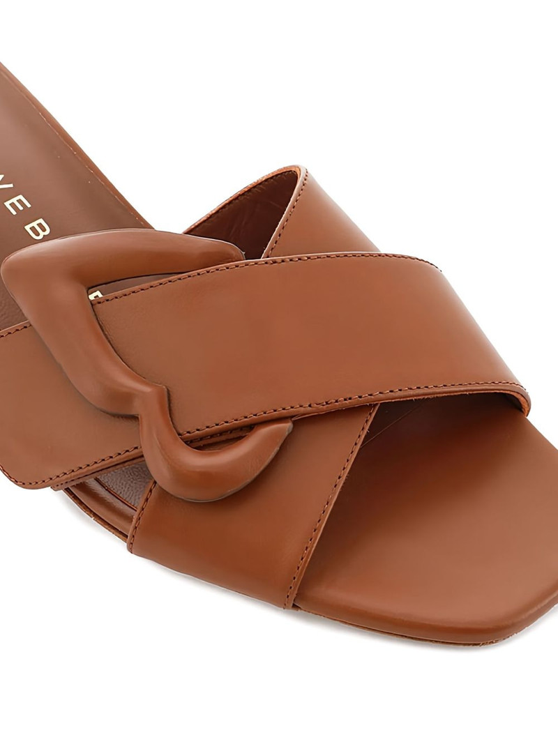 50mm Blair buckle heeled sandals 4