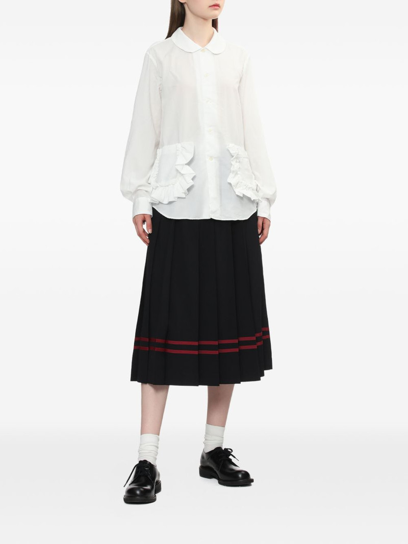 Comme des Garçons GIRL pleated midi skirt outlook