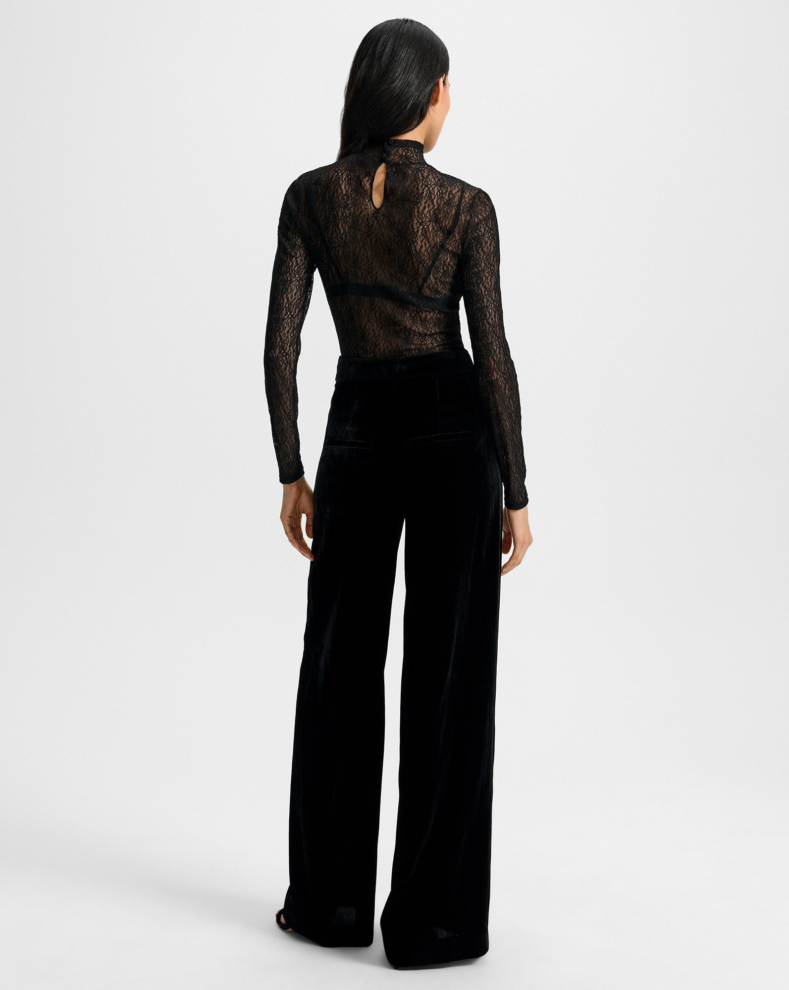 ALEX VELVET WIDE-LEG PANT - 5
