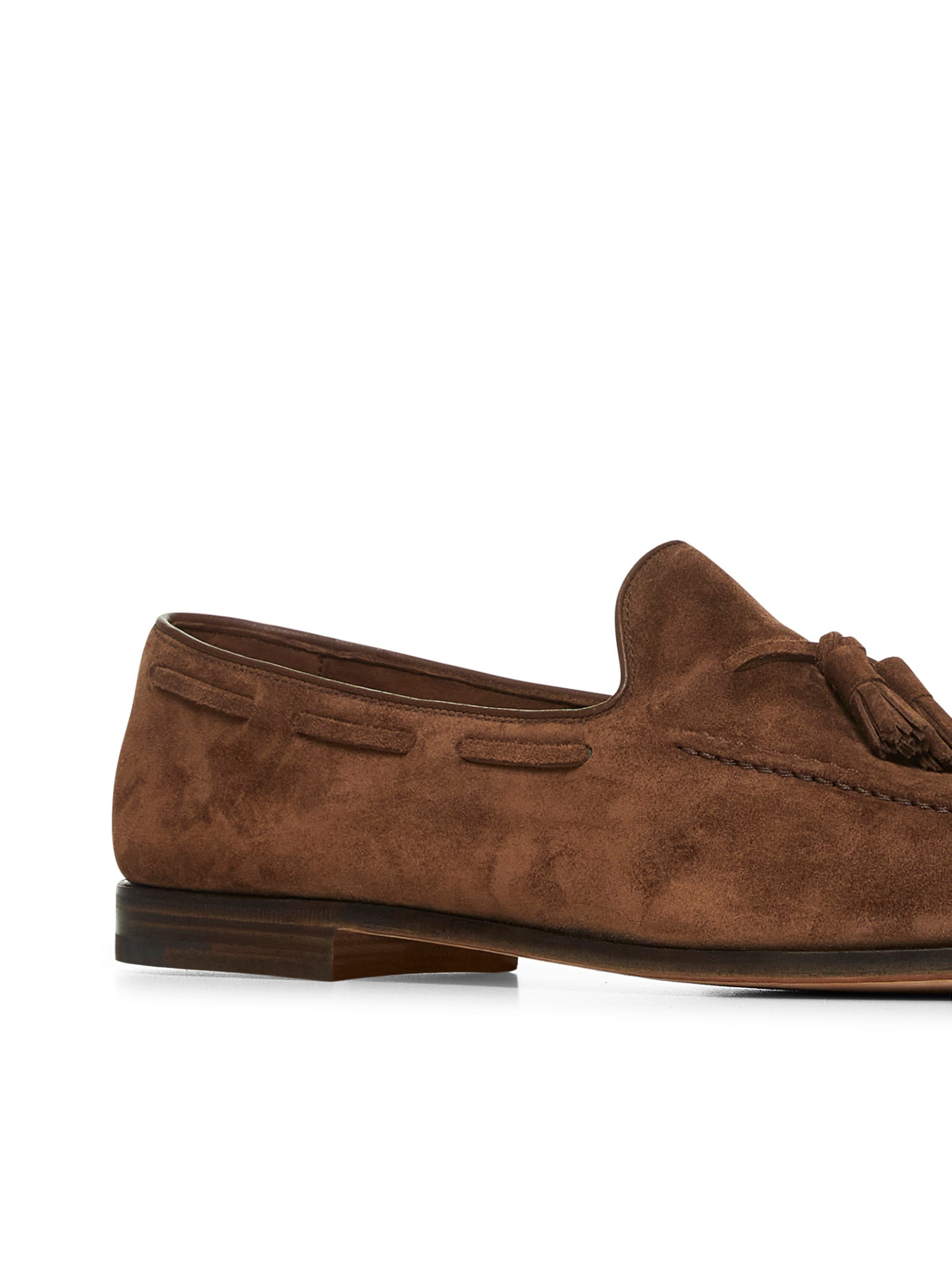 Church's Men Brown Suede Maidstone Loafers - 4