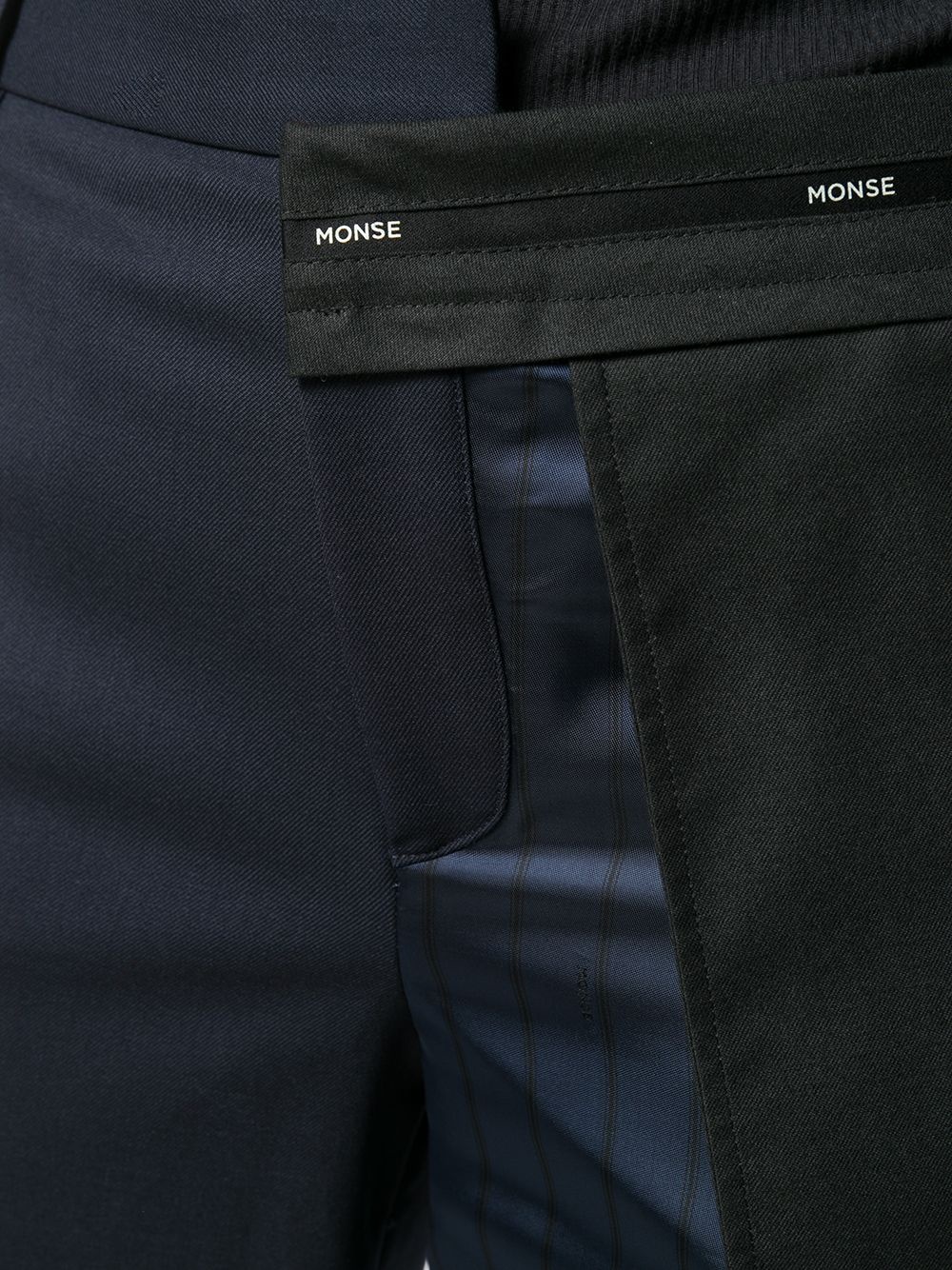 Inside Out pinstripe pocket trousers - 5