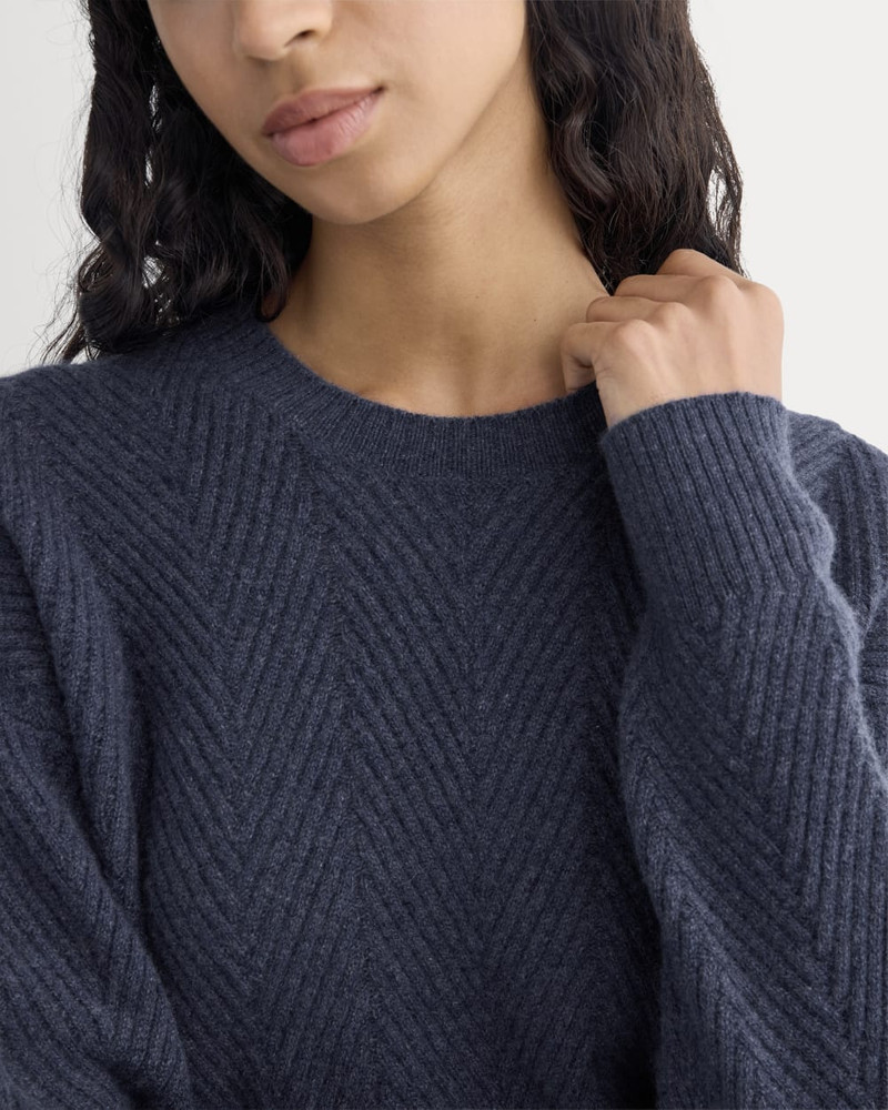CASHMERE HERRINGBONE SWEATER 8