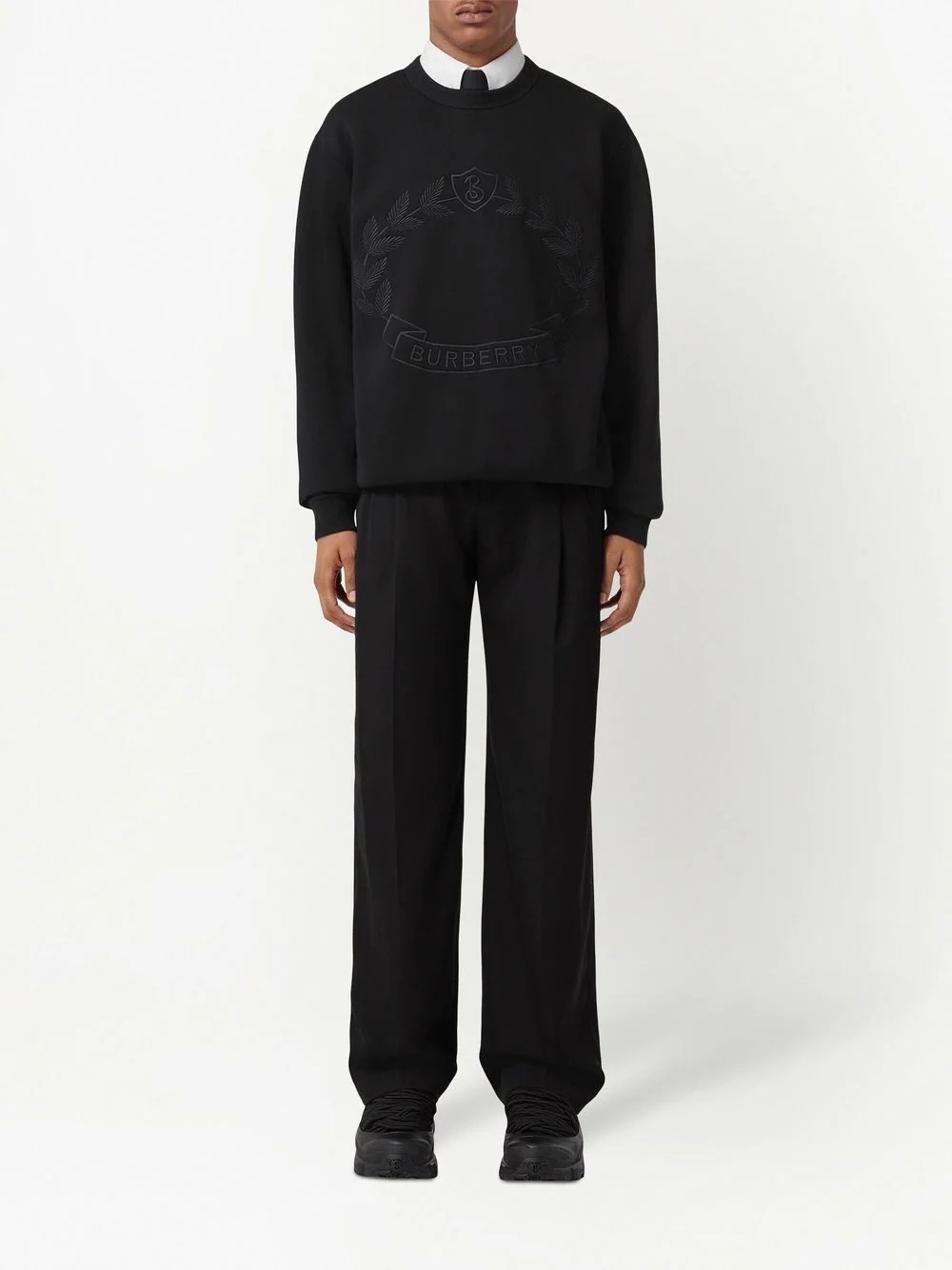 Oak Leaf-embroidery sweatshirt - 2