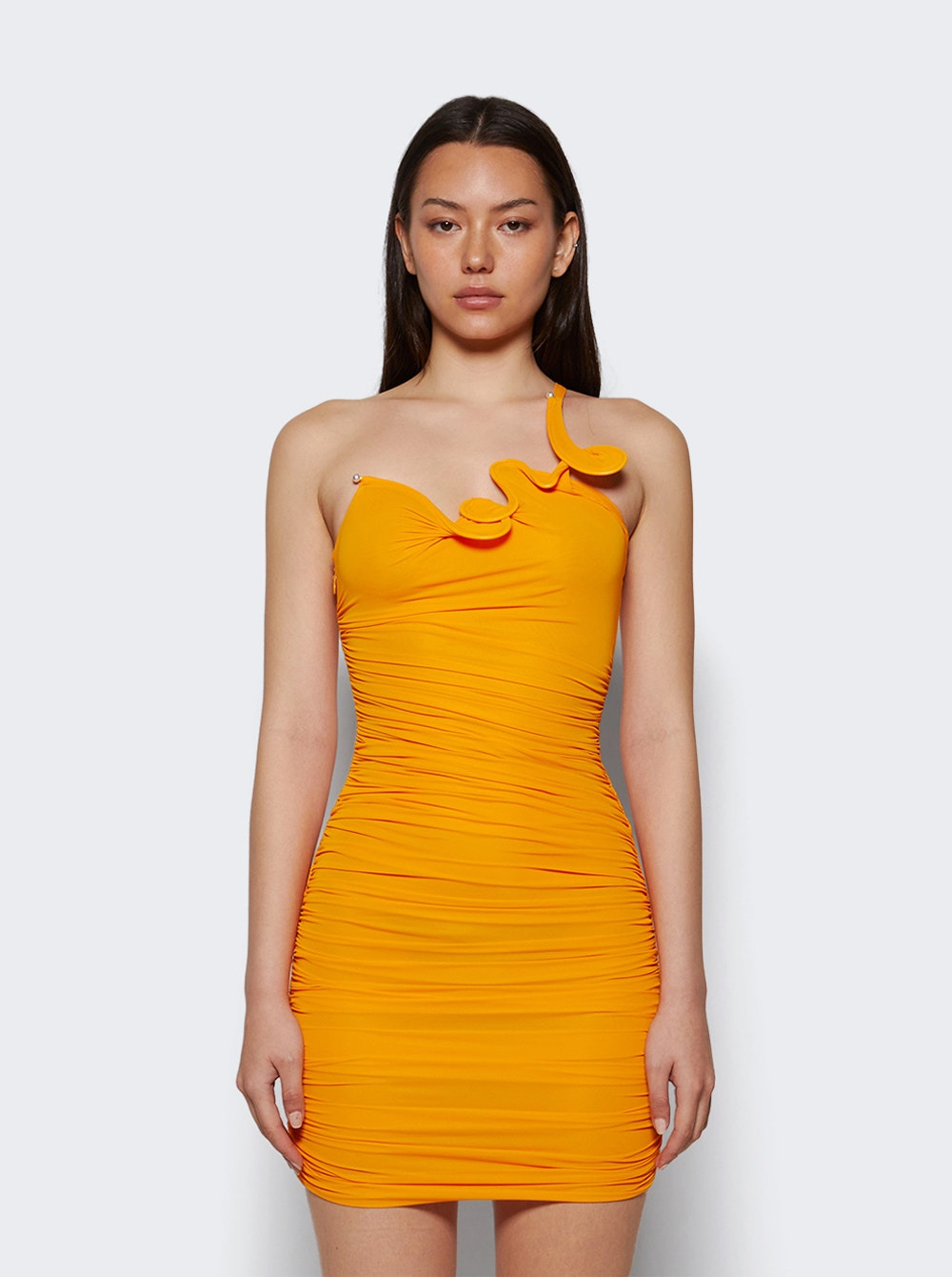 Venus Looped Cami Gather Dress Tangelo - 2